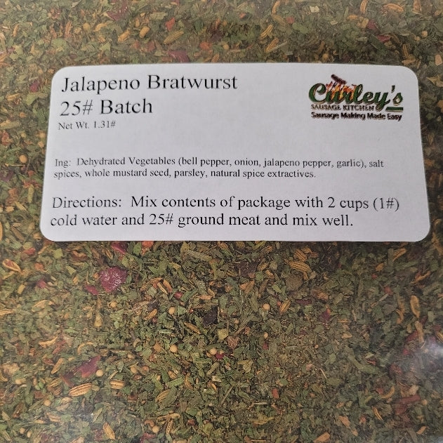 Jalapeno Bratwurst and casings