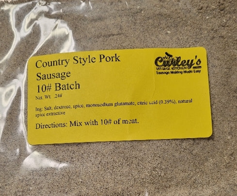 Country Pork Sausage Seasoning