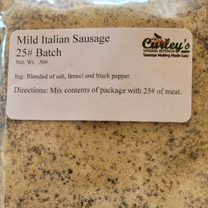 Mild Italian Sausage Seasoning and casings