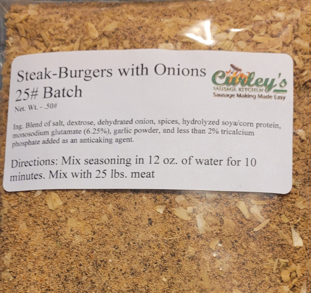 Steak Burgers with onions