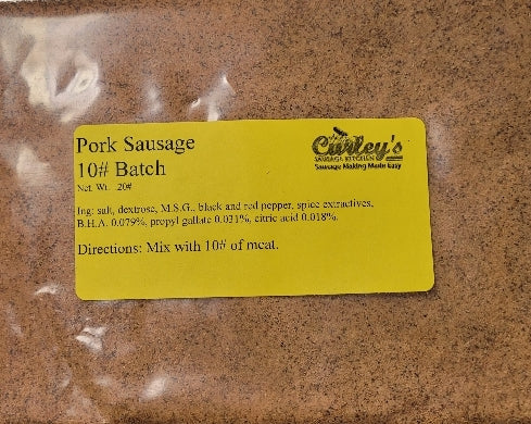 Pork Sausage Seasoning Kit